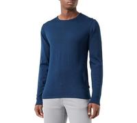 Casual Friday Kent Merino Crew Neck Knit Suéter pulóver, 1940241/Dress Blues Melange, S para Hombre