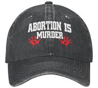 Casual Gorra De Béisbol El Aborto Es Un Asesinato. Casual Hats Deportivo Gorras Hip Hop para Deportes Pesca Tenis Deporte