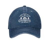 Casual Gorra de Deportes Solo Quiero IR a Acampar y Tomar Siestas Sombrero Ocio Nueva Gorra Deportiva para Hombre Pesca Mujer