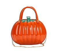 Casual Handbag Halloween Pumpkin Bag Lady Purse Crossbody Shoulder Leisure Large Capacity Tote for Girl Women Pumpkin Shaped Handbag