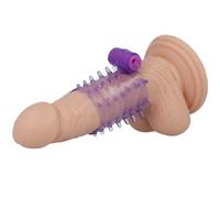 Casual Love Funda vibradora en anillo para pene - morado