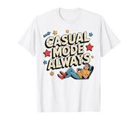 Casual Mode Always Estilo Jugador Relajado Diario Camiseta