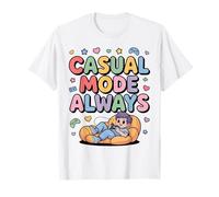 Casual Mode Always Estilo Jugador Relajado Diario Camiseta