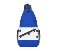 Casual Sling Bag Bandera De Honduras Bandoleras Vintage Bolso De Pecho Para Trabajo, Colegio, Viaje