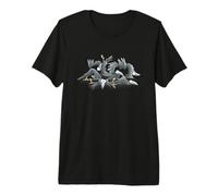 Casual Yoga Acrobacias Cuervos y Entrenamiento calistenia Camiseta Premium