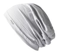 Casualbox Hombres 100% Algodón Mujer Gorros Beanie Sombrero Verano Delgado Luz Sudor Gris Claro