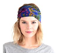 Casualbox Tie-Dye Cinta Para El Pelo Bandana Bohemio Hippie Retro Flor Psicodélico 70'S C