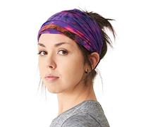 Casualbox Tie Dye Venda Bandana Hippie Cinta Elástico Tapa Cabeza Hombre & Mujeres Psicodélico Flor 60's 70's Retro Boho B