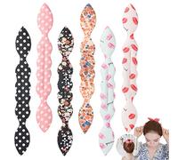 Casualfashion - 6 esponjas mágicas para orejas de conejo, soporte para donas de espuma, herramienta para hacer moños y moños