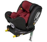 Casualplay Silla de coche bebe giratoria Norai Isize con isofix y pata de apoyo, grupo 0 1 2 de 0 a 4 años o de 40 a 105 cm y dispositivo lateral activo ASP, rojo