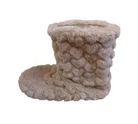 CasWinter - Calcetines de piso para adultos, botas de baile de interior gruesas, botas altas de educación temprana, para padres y mujeres, c, 35 EU