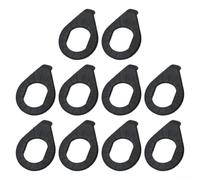Caswynlife 10 arandelas de acero M8, para motor de bicicleta eléctrica y cubo de bicicleta, kit de juntas de eje delantero trasero, para scooter, tuercas de brida de fijación plateadas (10 piezas para
