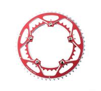 Caswynlife 53 39T platos para bielas 130BCD, rueda de cadena doble de aluminio CNC 9 11 velocidades, anillos de cadena ligeros para bicicleta de carretera con dientes anchos estrechos para plegado y