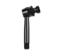 Caswynlife Adaptador de aleación de aluminio a válvula para ruedas de disco y bicicletas de engranaje fijo, extensor en ángulo de 110 grados con anillo de sellado de silicona, bomba de aire mecanizada