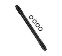 Caswynlife Adaptador de conversión de eje pasante de bicicleta a cubo de liberación rápida de 12 mm a 9 mm 142 mm pincho de aleación de aluminio con anillos de goma para bicicleta de montaña