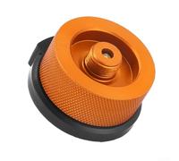 Caswynlife Adaptador de depósito de gas, para recipiente largo a estufa plana, convertidor de quemador de aleación de aluminio, con autobloqueo, para camping y senderismo