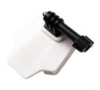 Caswynlife Adaptador de estante frontal plegable para bicicleta Soporte de cámara de acción de resina compatible con Y, Soporte de soporte de luz de bicicleta para Dji y cámaras (blanco)