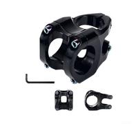 Caswynlife Aleación de aluminio MTB vástago de elevación corta 31.8mm abrazadera ligera hueco parte de bicicleta para montar en senderos agresivos y Freeride cuesta abajo (1)