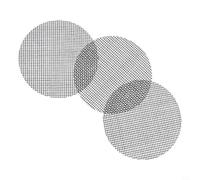 Caswynlife Almohadilla de malla con agujero para macetas, red de drenaje de fibra de vidrio para bonsái y macetas, alfombrilla de rejilla antideslizante para mantener la tierra en su lugar, forro