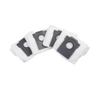 Caswynlife Bolsas de polvo para aspiradora Dreame D20 Plus, paquete de 4 bolsas de filtro no tejidas con compatibilidad de estación de vaciado automático, contención higiénica de desechos