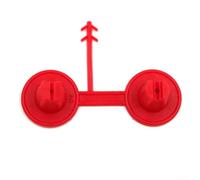 Caswynlife Boquillas de espuma de poliuretano reutilizables, para aislamiento de techo y pared, compatibles con la mayoría de pulverizadores selladores, diseño fácil de limpiar, rojo, paquete de 5 (1