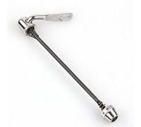 Caswynlife Brocheta de liberación rápida para entrenador de bicicleta, adaptador de palanca de eje trasero de acero inoxidable para bicicleta de carretera, rodillos de ciclismo de interior, pieza de