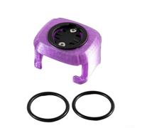 Caswynlife Brompton - Soporte plegable para computadora de bicicleta, soporte GPS ABS impreso en 3D compatible con Garmin & Mio, ajuste elástico seguro para modelos M/S/H, verde (morado)