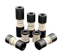 Caswynlife Buje de amortiguación trasero para bicicleta, punto pivotante para marco de 12,7 a 14 mm, pieza de repuesto de aleación de aluminio 7075 con junta de goma (24 mm)