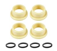 Caswynlife Bujes de amortiguador trasero para bicicletas DH MTB, bujes de pivote compuestos de poliuretano, resistentes al desgaste y autolubricantes (cuatro)