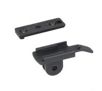 Caswynlife Caswynlife Soporte de clip para placa base de montaje para faros delanteros de bicicleta Shenhuo BL12 con espacio entre agujeros de tornillo de 27 mm, 36,9 x 15,7 x 1,7 mm, soporte de