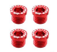 Caswynlife Caswynlife - Tornillo de columna de freno en V de aleación M10 x 1.25 para bicicletas plegables de montaña, protectores de rosca a prueba de polvo para cubrir jefes de freno no utilizados