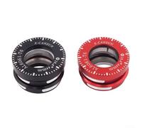 Caswynlife Cazoleta Integrada 44mm Aluminio Ligero para Plegables | Aluminio aleación, ultraligero, 69g peso total, compatible para dahon, instalación fácil