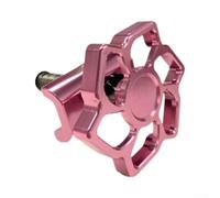 Caswynlife Cerradura de aluminio con abrazadera en C para bicicletas plegables, pestillo de almacenamiento seguro, liberación rápida anodizada, pieza ligera personalizada para bicicleta (rosa)