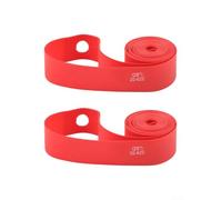 Caswynlife Cinta adhesiva para llanta de bicicleta de 10 m de PVC, forro resistente al desgaste para protección contra pinchazos, fácil de instalar para ruedas de bicicleta de carretera MTB, par rojo