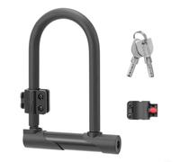 Caswynlife Cizalla en U anti hidráulica de acero de 15 mm con cable de 1,2 m para bicicletas eléctricas, motocicletas, para núcleo de aleación endurecida resistente, revestimiento de PVC resistente al