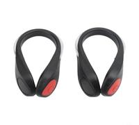 Caswynlife Clips LED recargables para zapatos para correr por la noche, luces de talón de seguridad de ciclismo de alta visibilidad, intermitentes portátiles de tobillo con clip para correr, caminar
