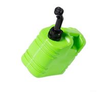 Caswynlife Contenedor de combustible de 5 galones con boquilla a prueba de derrames y extensor adicional, construcción de PVC con mango trasero, dispositivo de mitigación de llama, cortacésped