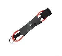 Caswynlife Correa para tabla de surf de 7 mm, cuerda en espiral gruesa con pestaña de liberación rápida, bolsillo oculto para llaves, para tablas cortas largas, rojo y verde, 6-10 pies (9 pies, rojo)