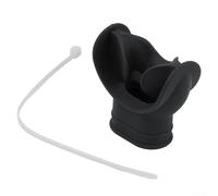 Caswynlife Cubierta de boquilla para regulador de buceo, para retenedor de pulpo, tapa protectora de silicona, para equipo de esnórquel de segunda etapa, evita la entrada de S, y suciedad (negro)