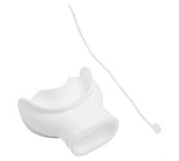 Caswynlife Cubierta de boquilla para regulador de buceo, para retenedor de pulpo, tapa protectora de silicona, para equipo de esnórquel de segunda etapa, evita la entrada de S, y suciedad, (blanco)