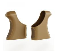 Caswynlife Cubierta de palanca de freno de bicicleta, protector impermeable de goma pura con agarre antideslizante, compatible con sistemas de bicicleta de montaña Campagnolo (marrón)