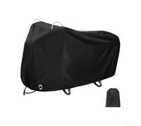 Caswynlife Cubierta impermeable de la lluvia de la bicicleta 190T Oxford tela polvo protección UV para MTB E-Bike ligero portátil al aire libre engranaje negro 180x60x90cm(XL: 190 * 65 * 98 cm Negro)