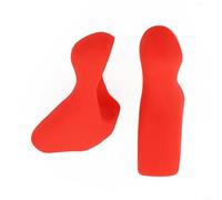 Caswynlife Cubiertas de palanca de cambios para Shimano-105 ST-5700, juego de repuesto de capó de freno de goma, protector de agarre antideslizante para bicicleta de carretera, negro, rojo, azul