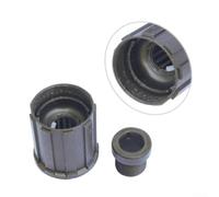 Caswynlife Cuerpo de buje de casete de acero para bujes Novatec compatible con sistemas de rueda libre de 8, 9, 10 velocidades, pieza de repuesto negra para mantenimiento y reparación de ruedas