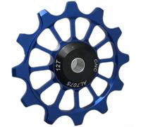 Caswynlife Desviador trasero de bicicleta, rueda jockey, rodillo guía de aluminio CNC con rodamientos alemanes para cambio silencioso, juego de poleas de bicicleta de montaña de repuesto (D)