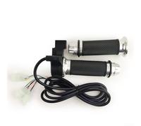 Caswynlife Ebike - Acelerador giratorio con controlador de 3 velocidades, función de marcha atrás y visualización de voltaje, mango de bicicleta eléctrica compatible de 12 V a 99 V, mango de goma y