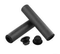 Caswynlife Empuñaduras de esponja de silicona de espuma suave para manubrio de bicicleta de montaña, bicicleta de carretera, cubierta de mango antideslizante con tacto suave y cómodo, empuñaduras de