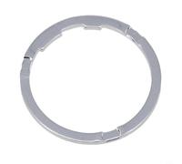 Caswynlife Espaciador de eje libre de bicicleta de aleación de aluminio, para ajuste de casete de bicicleta de carretera y soporte inferior, arandela de buje de 0,8/2 mm en negro o plateado (plata 1,8