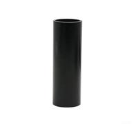 Caswynlife Espaciadores de auriculares de bicicleta de aleación de aluminio de 1-1/8 pulgadas para ciclismo de carretera, ajuste de altura, borde liso, ajuste general (negro, 100 mm)