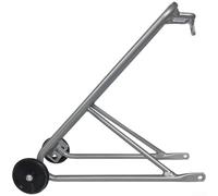 Caswynlife Estante trasero de aleación de aluminio para bicicleta plegable de 16 pulgadas, compatible con modelos de ruedas 349, portabicicletas ligero con agujeros de montaje para una fácil